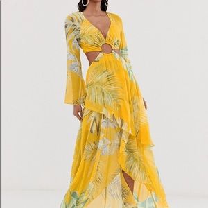 ASOS DESIGN Chiffon Maxi Dress